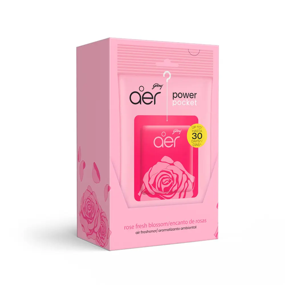 Caja AMB GODREJ 10GR POCKET ROSE FRESH BLOSSOM