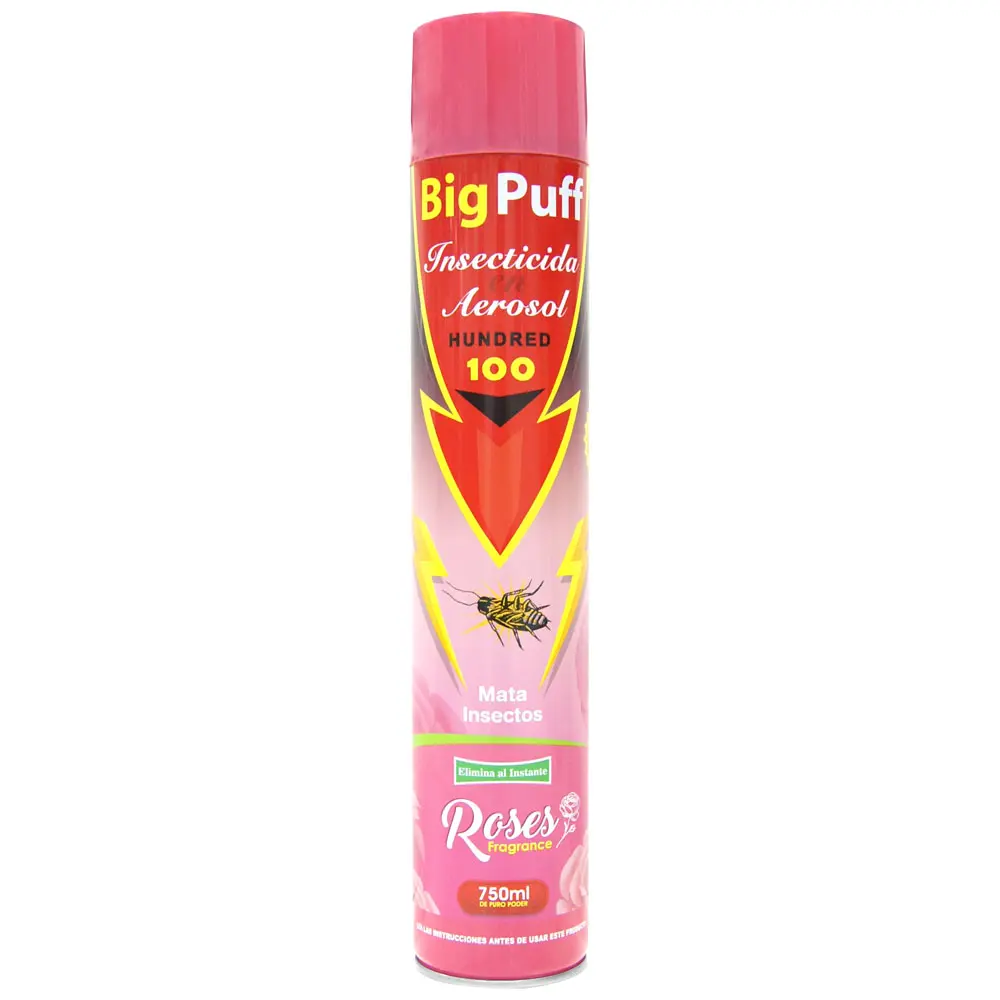 INSECTICIDA BIG PUFF 750ML ROSE