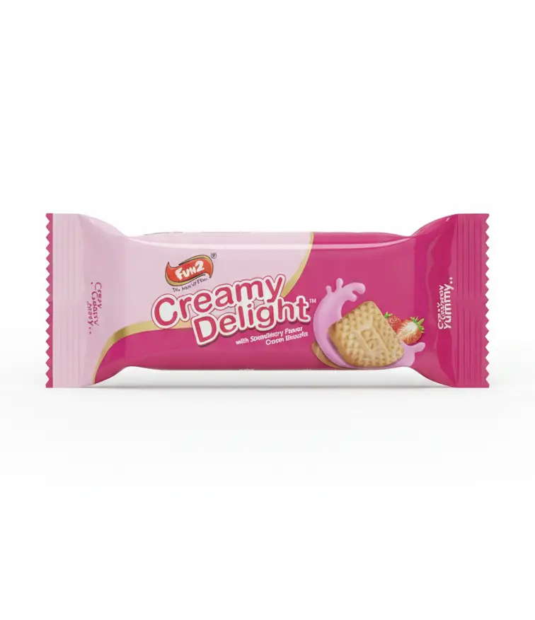 Galletas Creamy Delight de Fresa