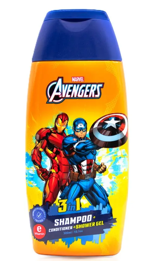 SHP MARVEL 300ML 3 EN 1 AVENGERS