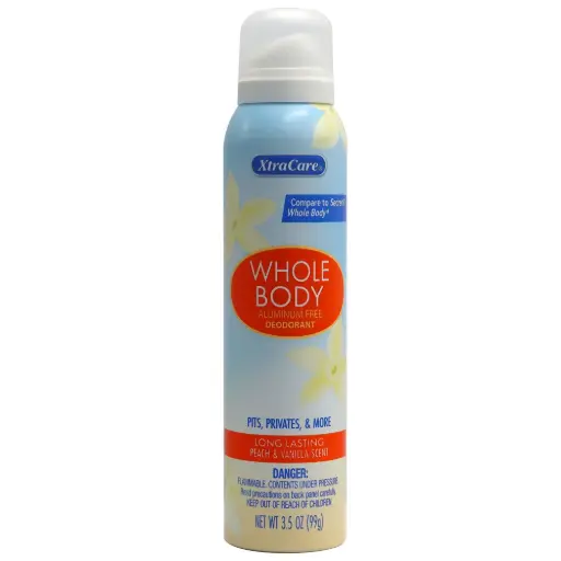 [849607080028] DEO X.CARE 99GR SPRAY PEACH & VANILLA