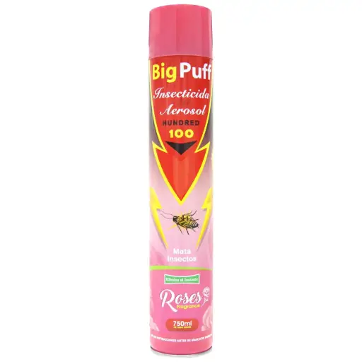 INSECTICIDA BIG PUFF 750ML ROSE