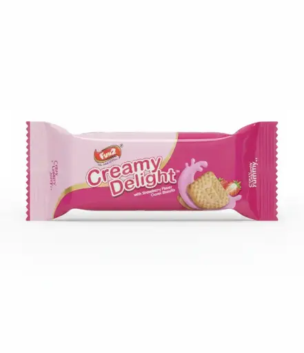 Galletas Creamy Delight de Fresa